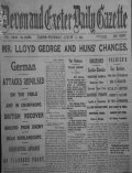 HOW SOME DEVON NEWSPAPERS REPORTED THE LAST 100 DAYS OF WW1 By Robert Hesketh HOW SOME DEVON NEWSPAPERS REPORTED THE LAST 100 DAYS OF WW1 By Robert Hesketh