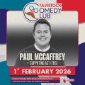 Tavistock Comedy Club Paul McCaffrey.