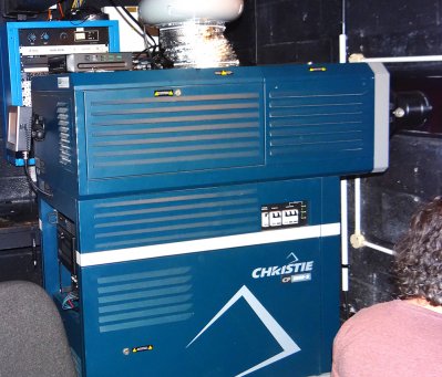 Christie CP2000-S digital cinema projector at the Wharf